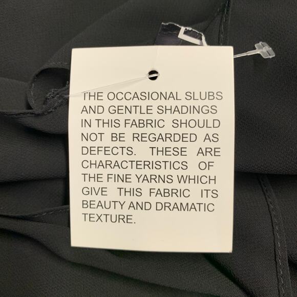 ALEX EVENINGS Size M Black Polyester Sheer 3/4 Sleeves Crop Open Front Cardigan - Picture 5 of 5